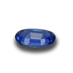 1.19캐럿 천연 블루 카이아나이트, 타원형 컷, 8×5.6 mm, VS-SI