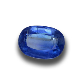 1.53캐럿 천연 블루 카이아나이트, 타원형 컷, 8×5.7 mm, VS-SI