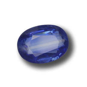 2.31캐럿 천연 블루 카이아나이트, 타원형 컷, 9.6×7 mm, VS-SI