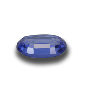 2.31캐럿 천연 블루 카이아나이트, 타원형 컷, 9.6×7 mm, VS-SI