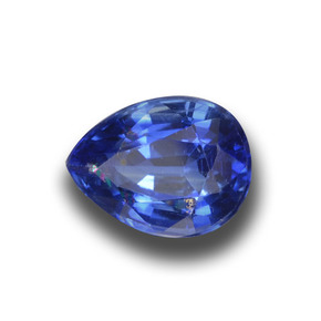 2.76캐럿 천연 블루 카이아나이트, 배 모양, 9.2×7 mm, VS-SI