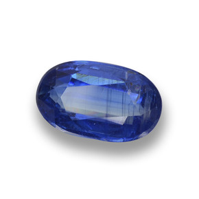 1.61캐럿 천연 블루 카이아나이트, 타원형 컷, 8.9×5.3 mm, VS-SI