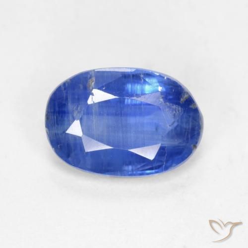 0.99ct 자연스러운 수레국화 블루 카이아나이트, 타원형, SI