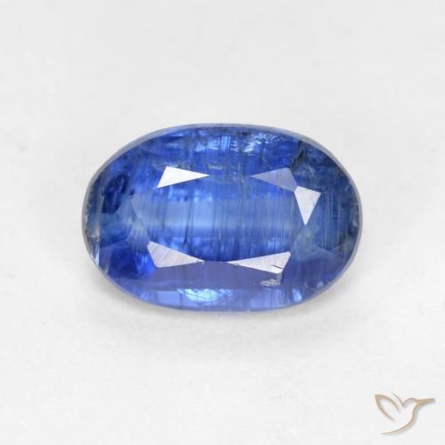 0.95ct 자연스러운 수레국화 블루 카이아나이트, 타원형, SI