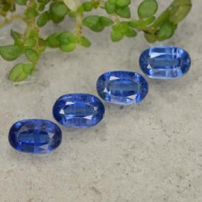 2.60캐럿 천연 블루 카이아나이트 보석, 타원형 컷, 6.3×4.1 mm, VS