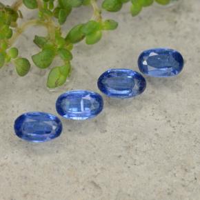 1.50캐럿 천연 블루 카이아나이트 보석, 타원형 컷, 5.3×3.3 mm, SI
