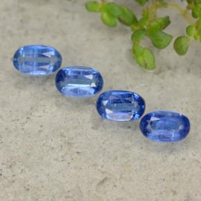 1.72캐럿 천연 블루 카이아나이트 보석, 타원형 컷, 5.4×3.4 mm, SI