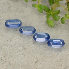 1.72캐럿 천연 블루 카이아나이트 보석, 타원형 컷, 5.4×3.4 mm, SI