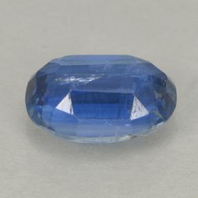 1.12캐럿 천연 다크 블루 카이아나이트, 타원형 컷, 7.4×5.3 mm, VS-SI