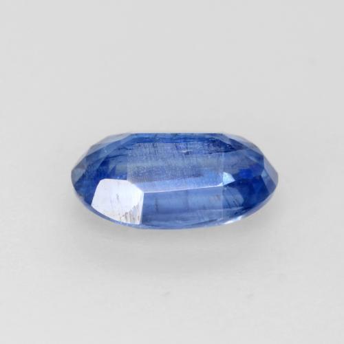 0.68캐럿 천연 네이비 블루 카이아나이트, 타원형 컷, 6.5×4.5 mm, SI