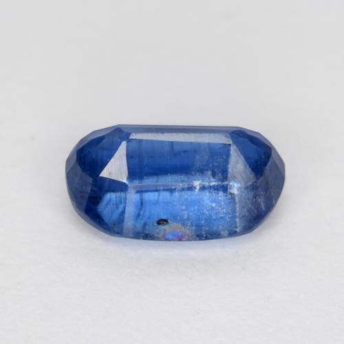 0.70캐럿 천연 밝은 파란색 카이아나이트, 타원형 컷, 6.3×4.1 mm, SI