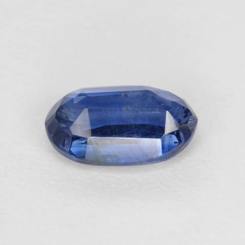0.64캐럿 천연 네이비 블루 카이아나이트, 타원형 컷, 6.4×4 mm, SI-I1