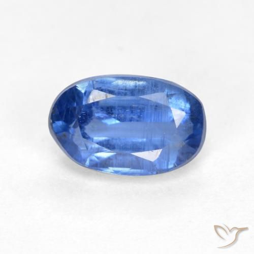 0.69ct 자연스러운 진한 파랑 카이아나이트, 타원형, VS-SI