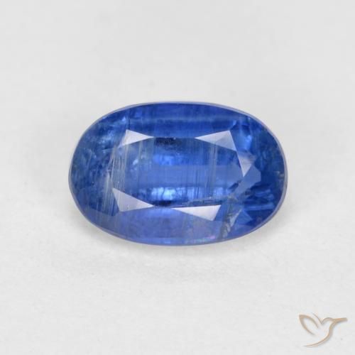 0.79ct 자연스러운 수레국화 블루 카이아나이트, 타원형, SI-I1