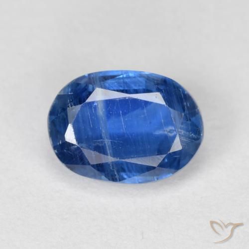 1.15ct 자연스러운 진한 파랑 카이아나이트, 타원형, VS-SI