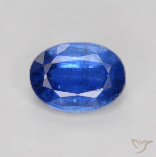 1.16ct 자연스러운 미디엄 블루 카이아나이트, 타원형, SI