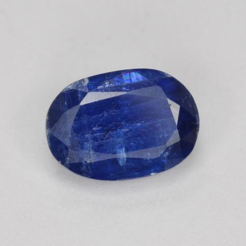 1.20캐럿 천연 네이비 블루 카이아나이트, 타원형 컷, 7.3×5.2 mm, SI