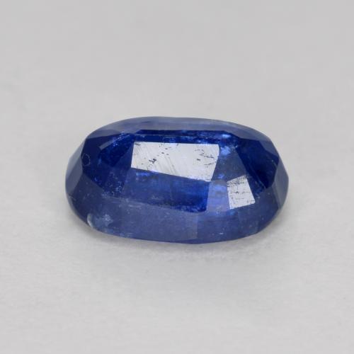 1.20캐럿 천연 네이비 블루 카이아나이트, 타원형 컷, 7.3×5.2 mm, SI