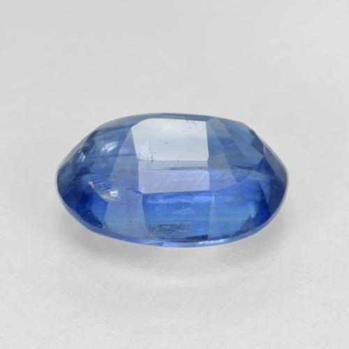 1.69캐럿 천연 라이트 네이비 블루 카이아나이트, 타원형 컷, 8.2×6 mm, SI