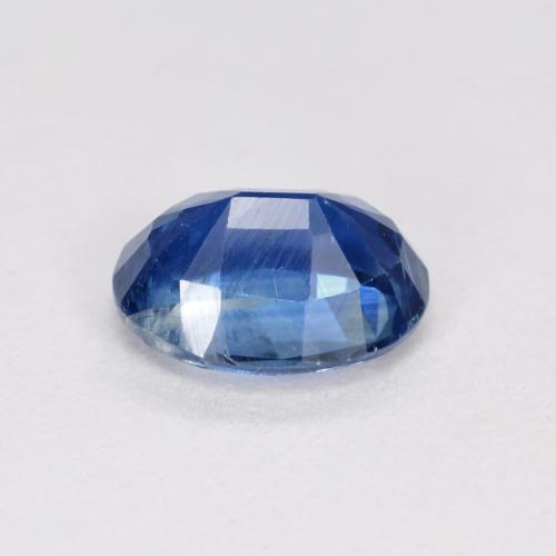1.71캐럿 천연 네이비 블루 카이아나이트, 타원형 컷, 8.2×6.1 mm, SI