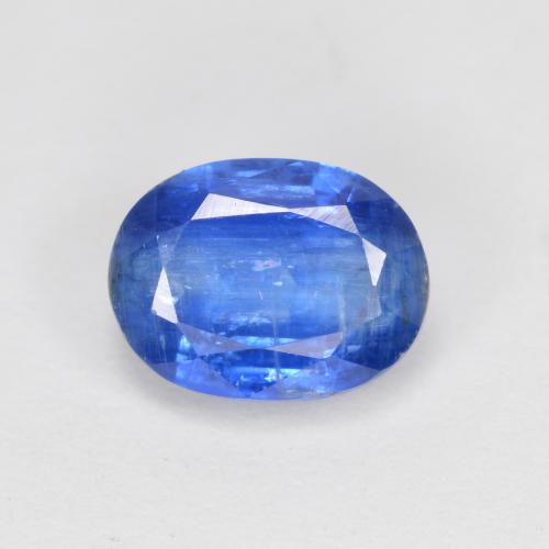 2.15캐럿 천연 라이트 블루 카이아나이트, 타원형 컷, 8.3×6.4 mm, SI