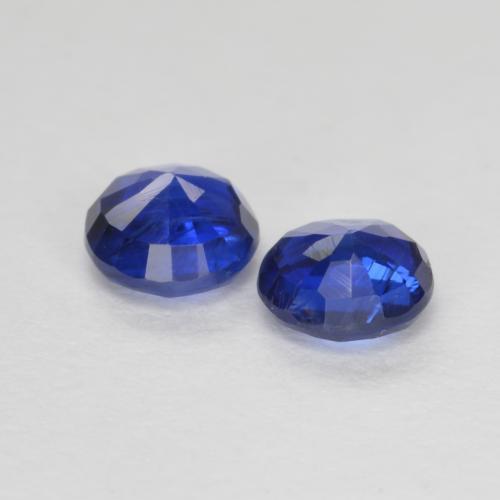 0.75캐럿 천연 네이비 블루 카이아나이트 보석, 라운드 컷, 4.22 mm, VS-SI