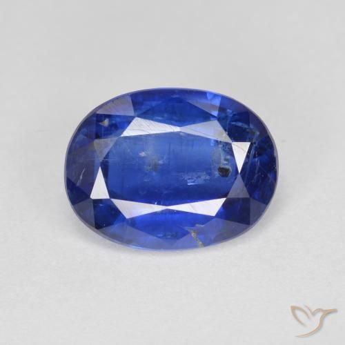 2.90ct 자연스러운 네이비 블루 카이아나이트, 타원형, SI