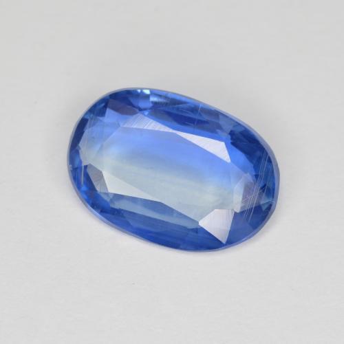 2.24캐럿 천연 이집트 블루 카이아나이트, 타원형 컷, 10.4×7.3 mm, VS-SI