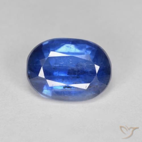 2.78ct 자연스러운 진한 파랑 카이아나이트, 타원형, SI