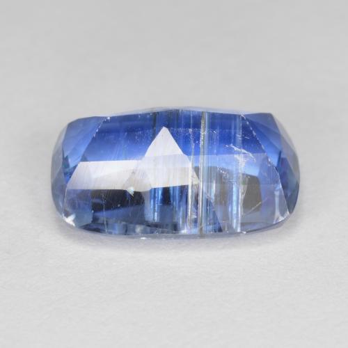 3.76캐럿 천연 네이비 블루 카이아나이트, 쿠션 컷, 11.6×7.3 mm, SI