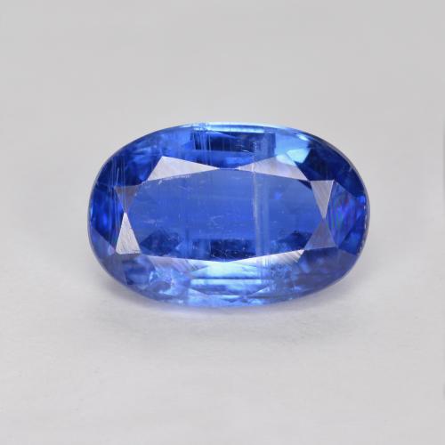2.79캐럿 천연 네이비 블루 카이아나이트, 타원형 컷, 10.1×6.6 mm, SI