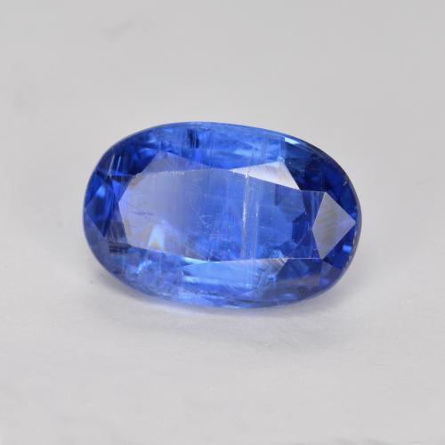 2.79캐럿 천연 네이비 블루 카이아나이트, 타원형 컷, 10.1×6.6 mm, SI