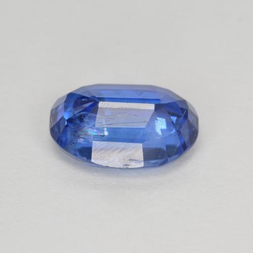 2.24캐럿 천연 딥 블루 카이아나이트, 타원형 컷, 9.1×6.9 mm, SI