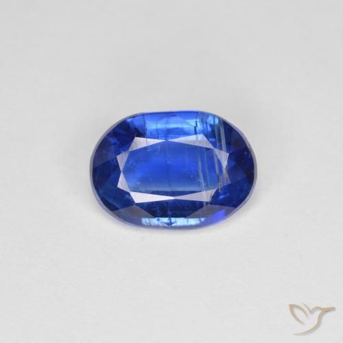 2.82ct 자연스러운 네이비 블루 카이아나이트, 타원형, VS-SI