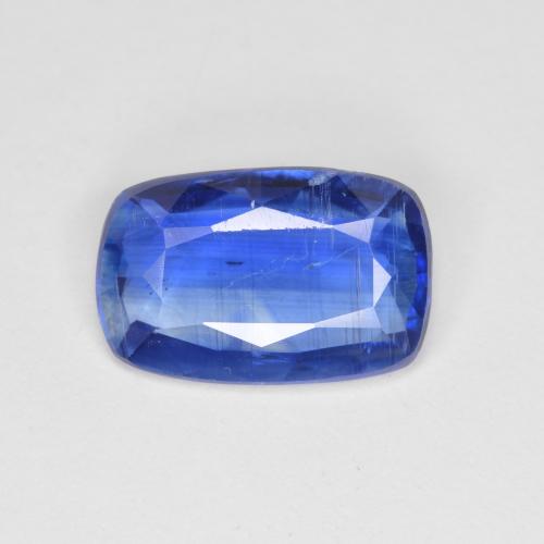 2.94캐럿 천연 네이비 블루 카이아나이트, 쿠션 컷, 11.6×7.5 mm, SI