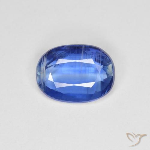 2.25ct 자연스러운 네이비 블루 카이아나이트, 타원형, SI