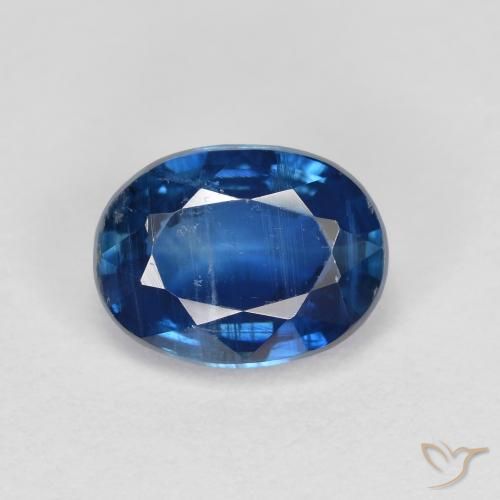 1.82ct 자연스러운 네이비 블루 카이아나이트, 타원형, VS-SI