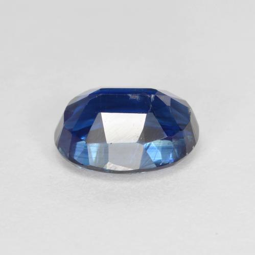 1.75캐럿 천연 네이비 블루 카이아나이트, 타원형 컷, 8×6.2 mm, VS-SI