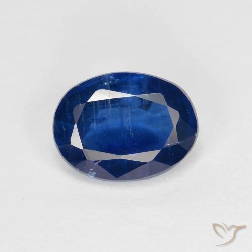 1.56ct 자연스러운 네이비 블루 카이아나이트, 타원형, VS-SI