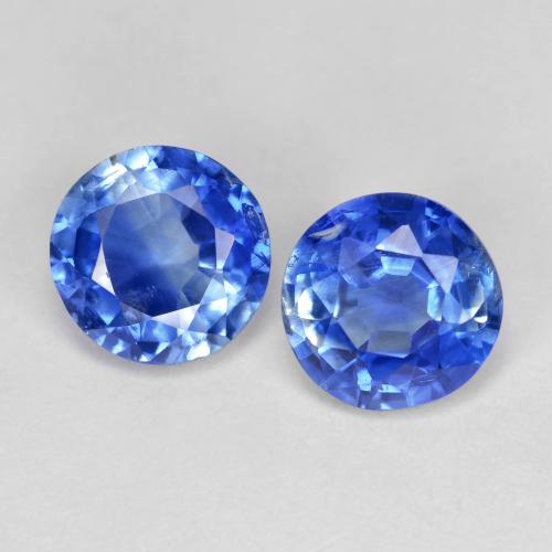 1.94캐럿 천연 라이트 콘플라워 블루 카이아나이트 보석, 라운드 컷, 6.09 mm, SI-I1