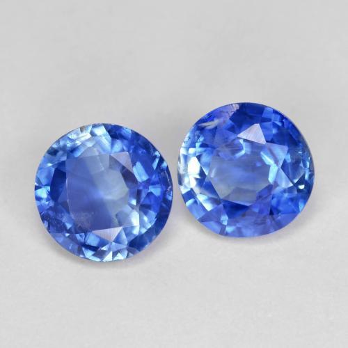 1.94캐럿 천연 라이트 콘플라워 블루 카이아나이트 보석, 라운드 컷, 6.09 mm, SI-I1