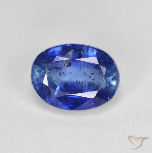 1.92ct 자연스러운 진한 파랑 카이아나이트, 타원형, SI