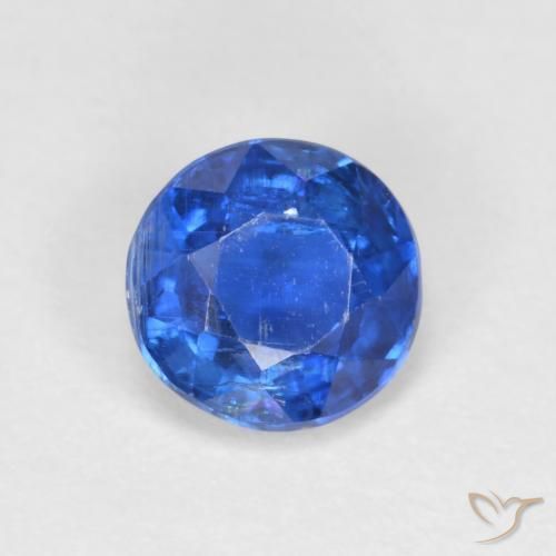 1.07ct 자연스러운 이집트 블루 카이아나이트, 둥근, VS-SI