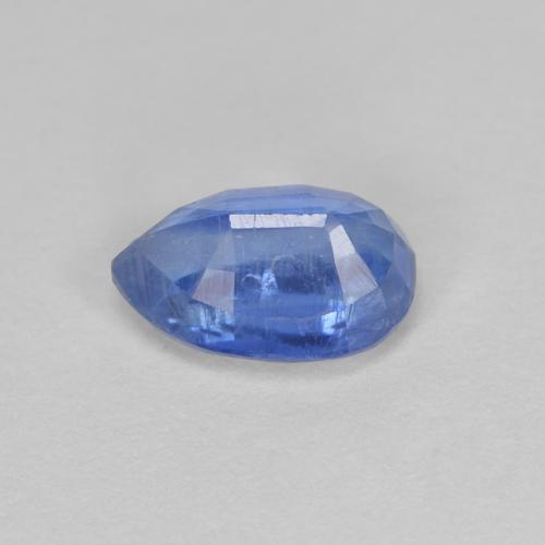 0.94캐럿 천연 네이비 블루 카이아나이트, 배 모양, 7×4.9 mm, SI