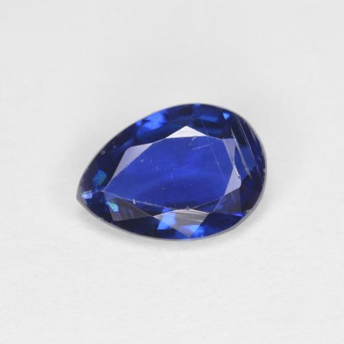 0.73캐럿 천연 로열 블루 카이아나이트, 배 모양, 7.1×5 mm, VS