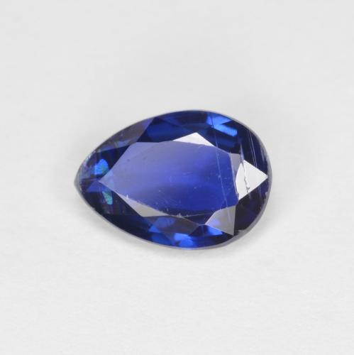 0.73캐럿 천연 로열 블루 카이아나이트, 배 모양, 7.1×5 mm, VS