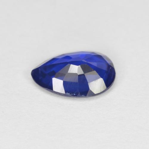 0.73캐럿 천연 로열 블루 카이아나이트, 배 모양, 7.1×5 mm, VS