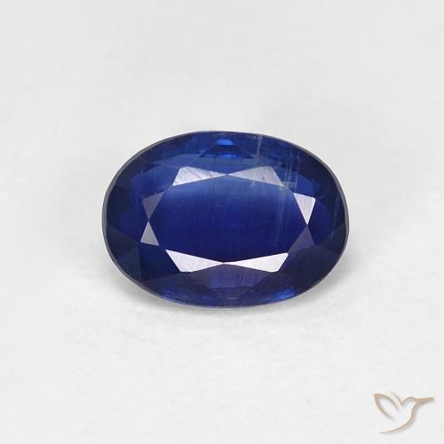 0.96ct 자연스러운 로얄 블루 카이아나이트, 타원형, VS