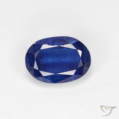 1.18ct 자연스러운 로얄 블루 카이아나이트, 타원형, VS