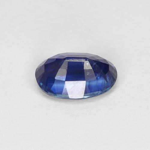 0.98캐럿 천연 로열 블루 카이아나이트, 타원형 컷, 7×5.1 mm, VS